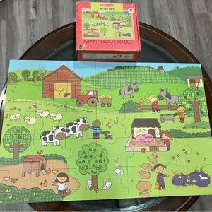 Melissa and Doug Giant Floor Puzzle - On the Farm